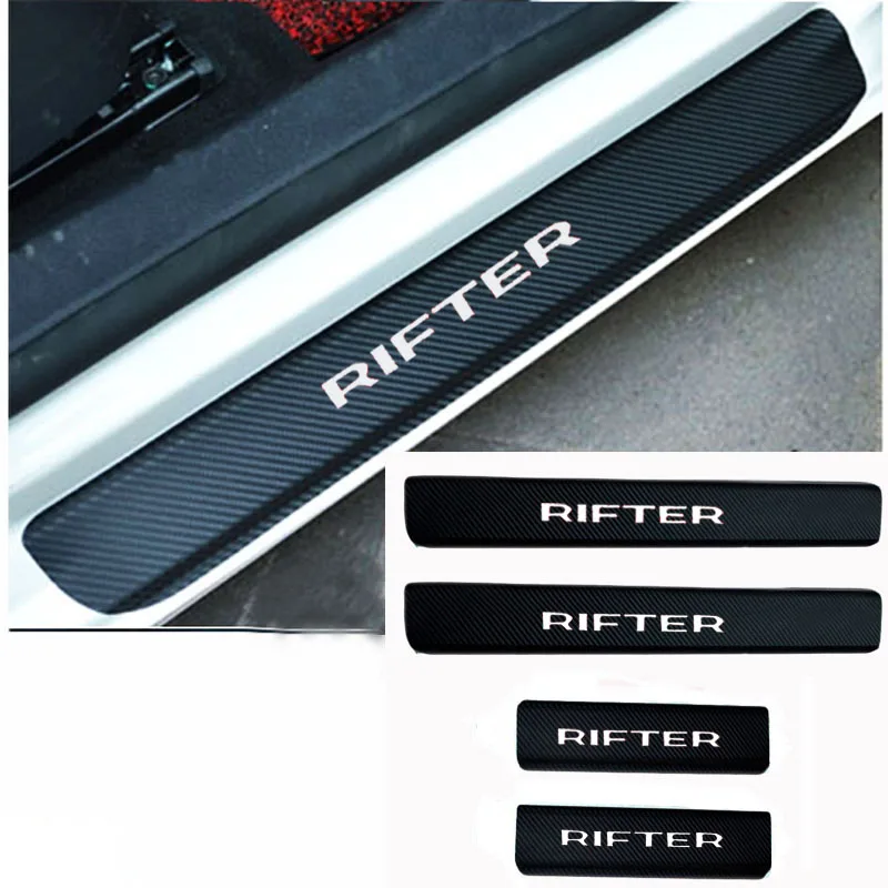 Автомобильный Стикеры для Peugeot Rifter углеволоконная виниловая порога защитная