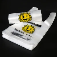 100pcs lot multifunction transparent shopping bag supermarket plastic bags food packaging pouch