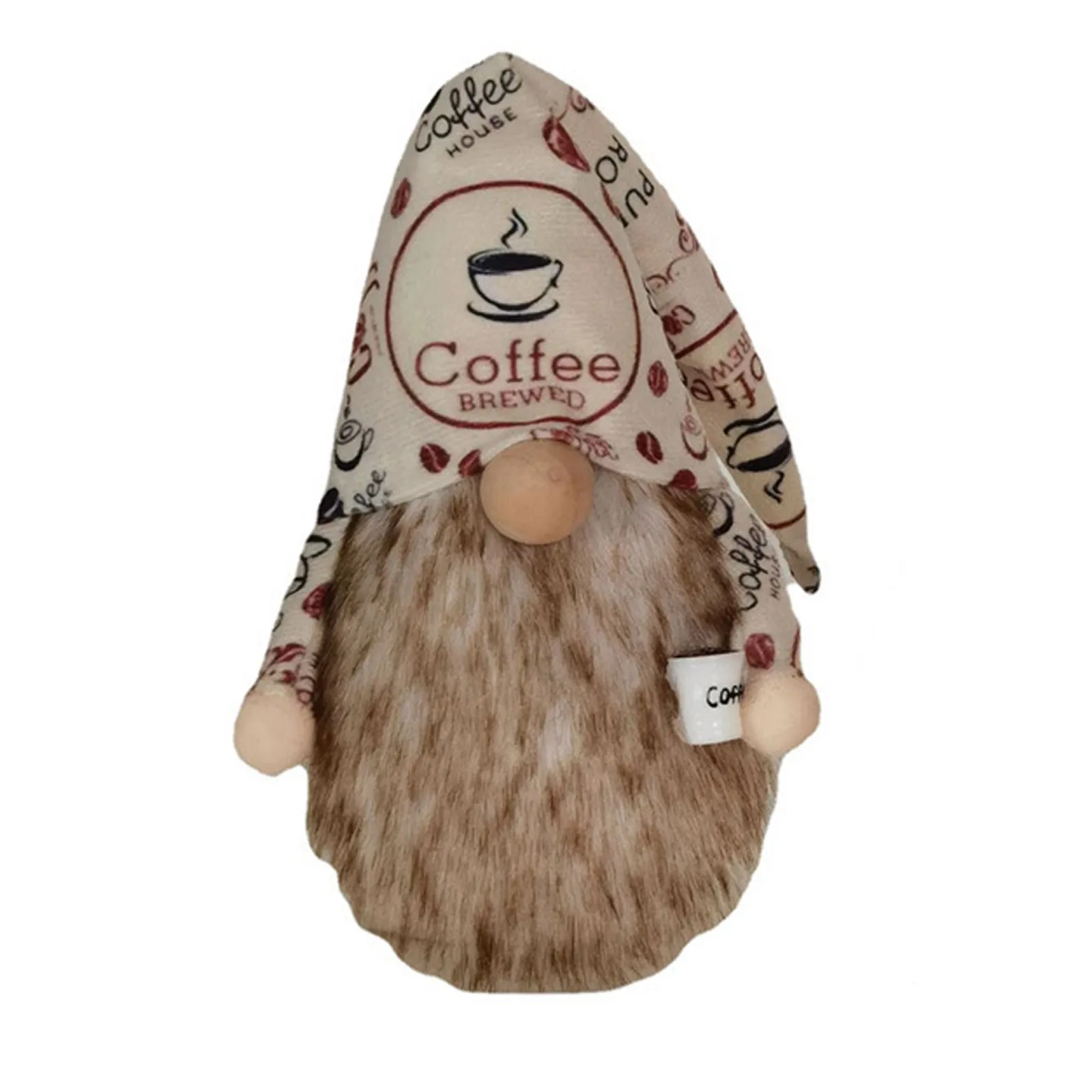 

Кофейный гном, куклы в клетку, Шведский томте, гном, плюшевая кукла, украшение для кофе, бара, подарок, домашний декор, мягкие маленькие детск...