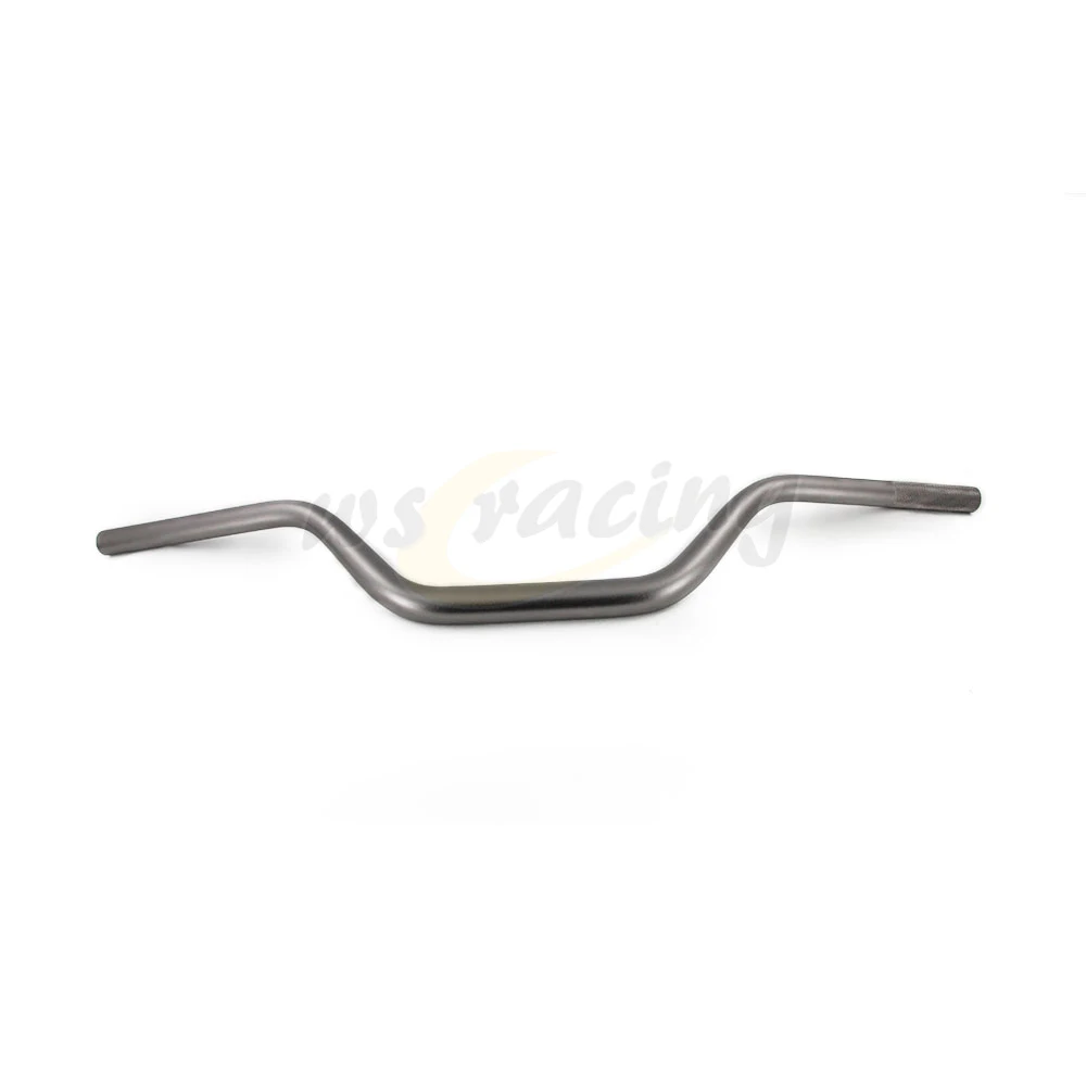 titanium Мотоцикл 1 1/" 28 мм руль Жир Бар колеса средней ручкой трубы для CR XR YZ KLX KX WR RM WRF YZ F RMX RMZ KTM CRF мотокросс - Цвет: titanium