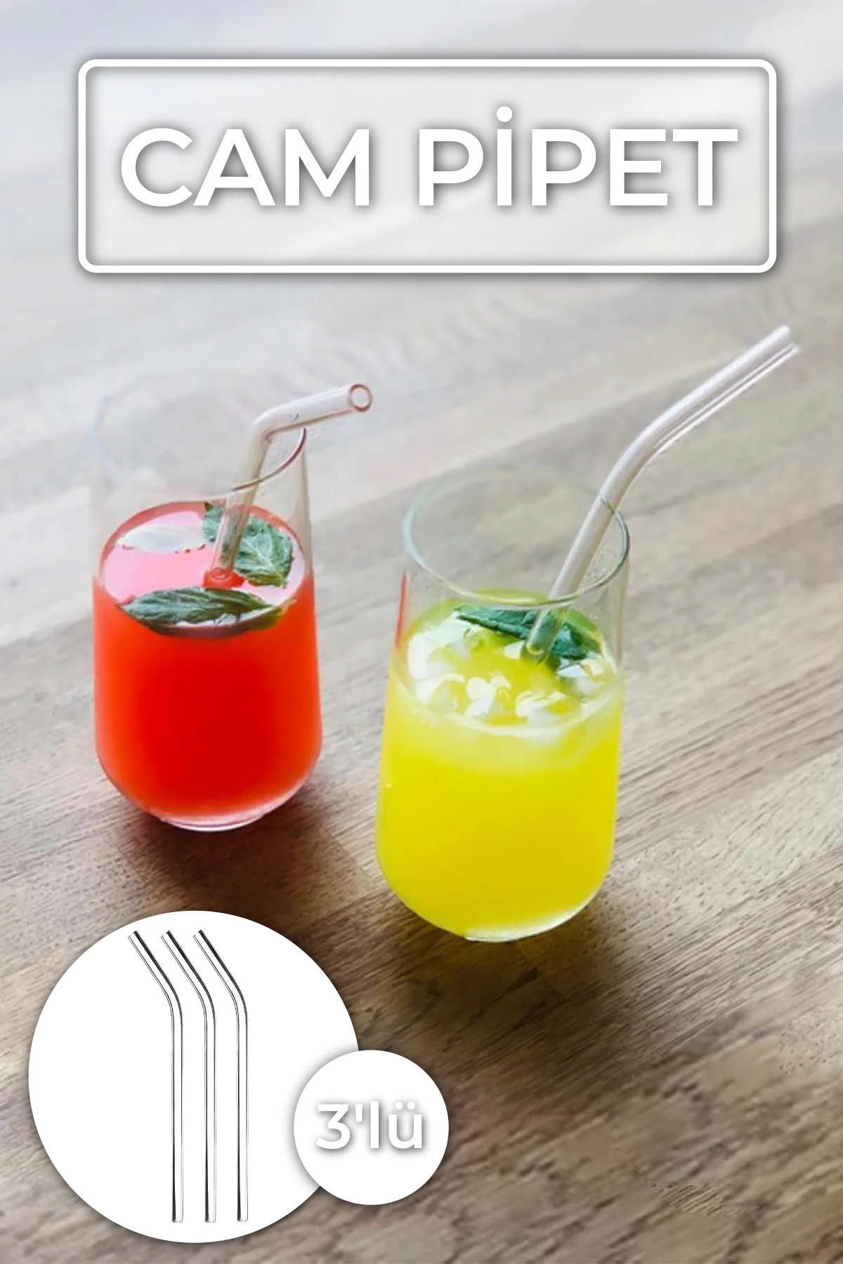 

Glass Pipette 3'lü