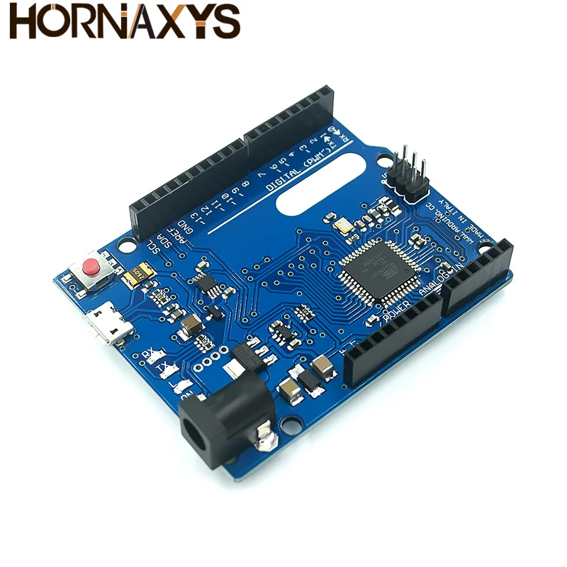 Макетная плата Leonardo R3 с микроконтроллером Atmega32u4 Atmega328 USB-кабелем совместимая Arduino