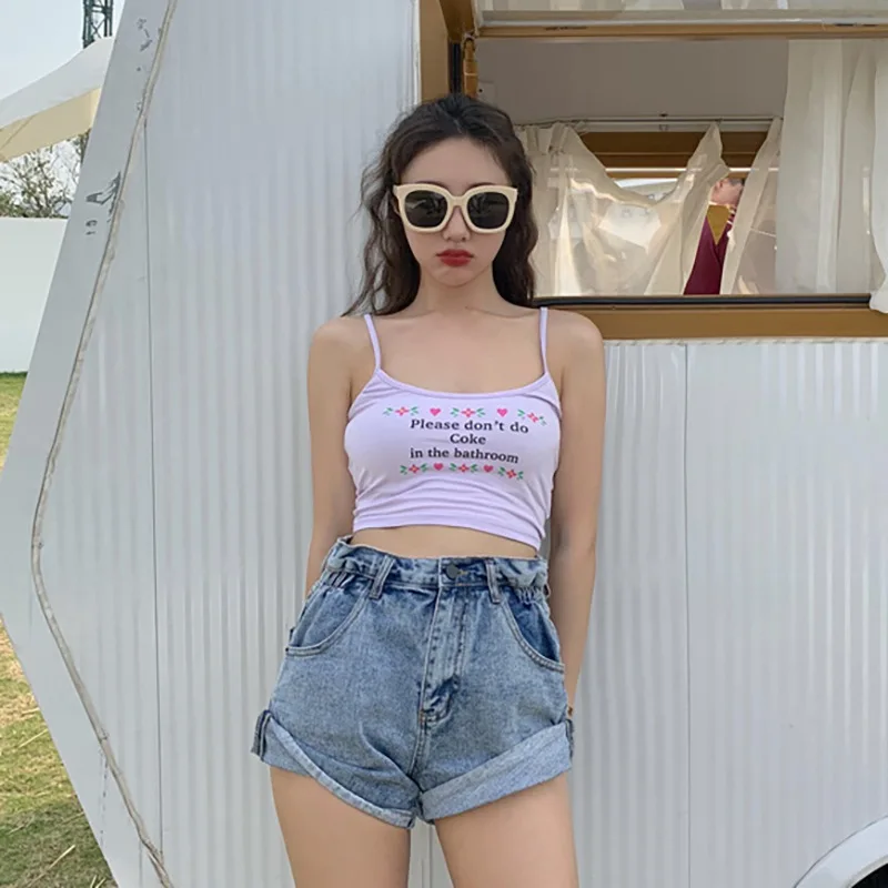 Женская летняя облегающая верхняя одежда пикантный короткий фиолетовый топ