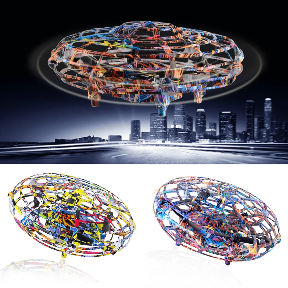 Самолет мини Дрон ABS самолет инфракрасный индукционный Безголовый режим RC