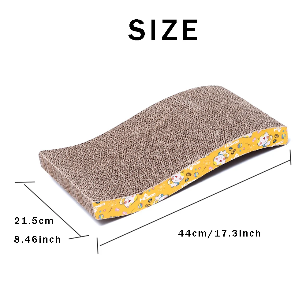 

Interactive Toy Cat Scratching Corrugated Board Grinding Claw Plate Catnip Paper Pad For Cat Scratchers Cats Toy Scraper Mat 44