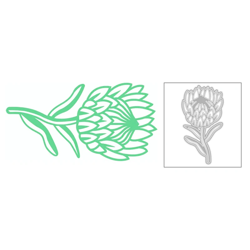

2020 New Plant Lotus Flower Branch and Leaf Embossing Metal Cutting Dies For Making Greeting Card Paper Scrapbooking No Stamps