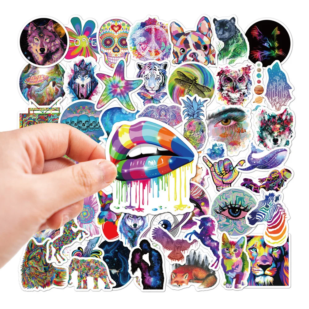 

10/50 шт., виниловые наклейки для бутылок с водой