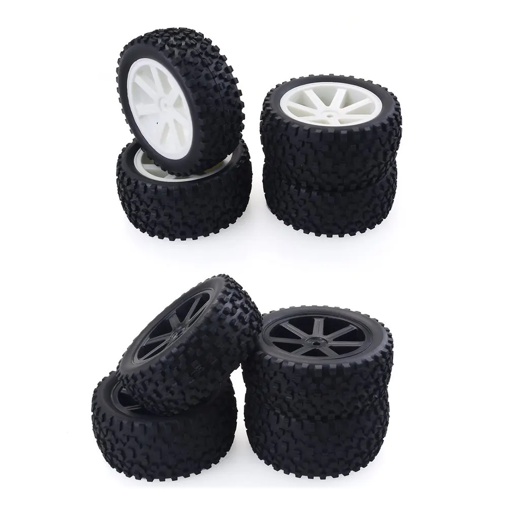 4 шт. 1/10 резиновые покрышки для радиоуправляемых автомобилей пластиковые колеса
