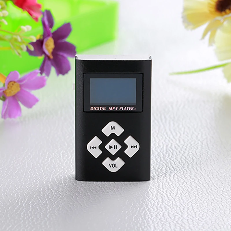 Mp3-плеер USB мини MP3-плеер с зажимом ЖК-экран поддержка 32 ГБ Micro SD TF карты радио Walkman