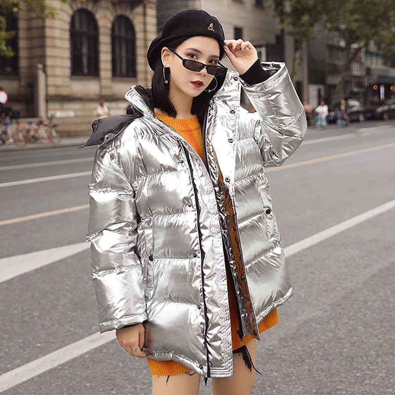 Женские зимние куртки Женская парка с капюшоном короткое теплое пальто