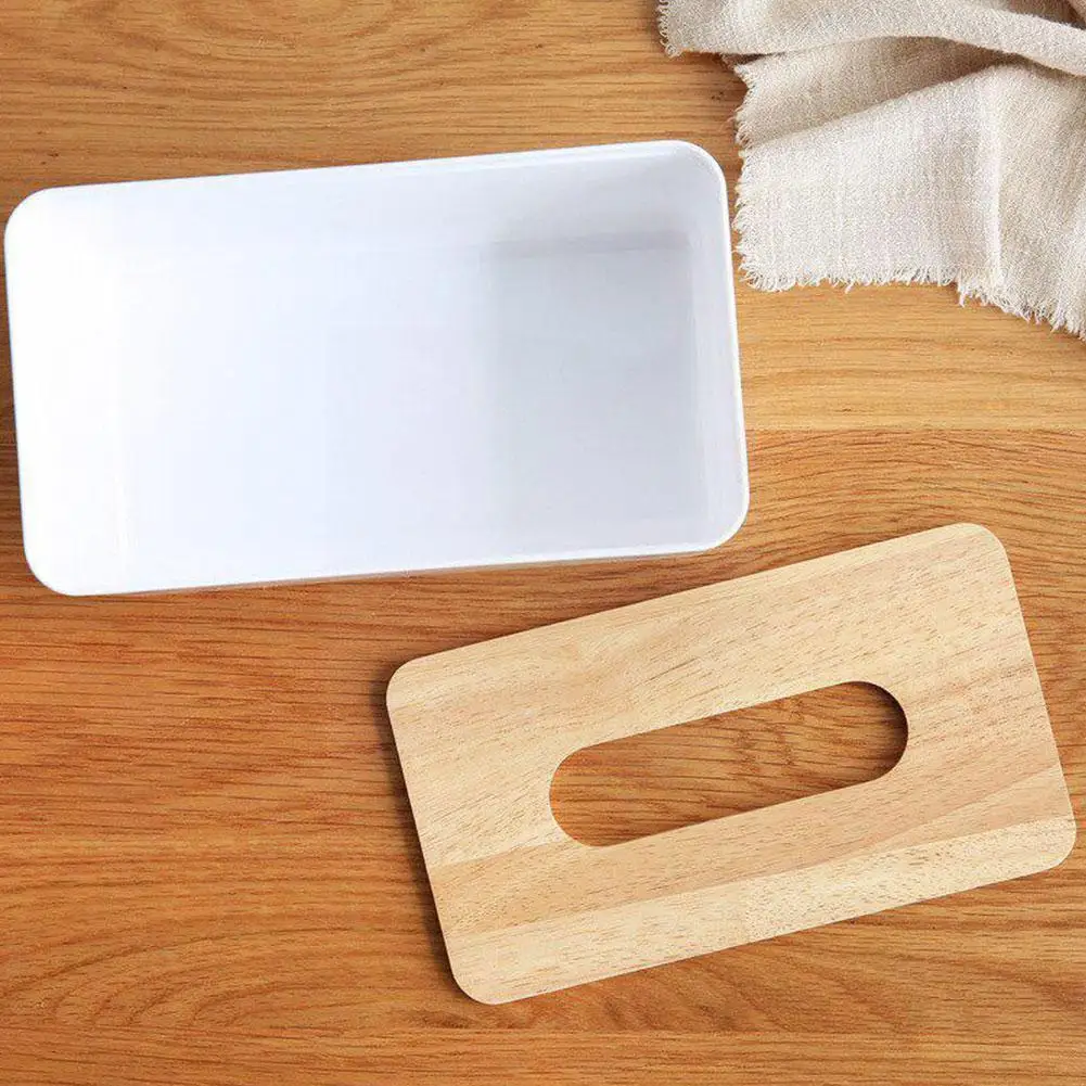 

Tissue Box Wooden Home Tissue Box Wood Holder Napkin Office Case Home Holders Box Simple Stylish Tissue Boxes Tissue Decora X7Z5