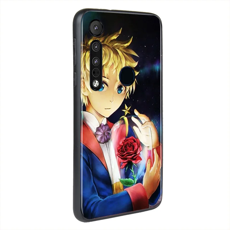 

Cartoon Little Prince Fox For Motorola Edge G Stylus 5G G8 G9 Play Power Lite One Huper Marco Fusion Plus Phone Case