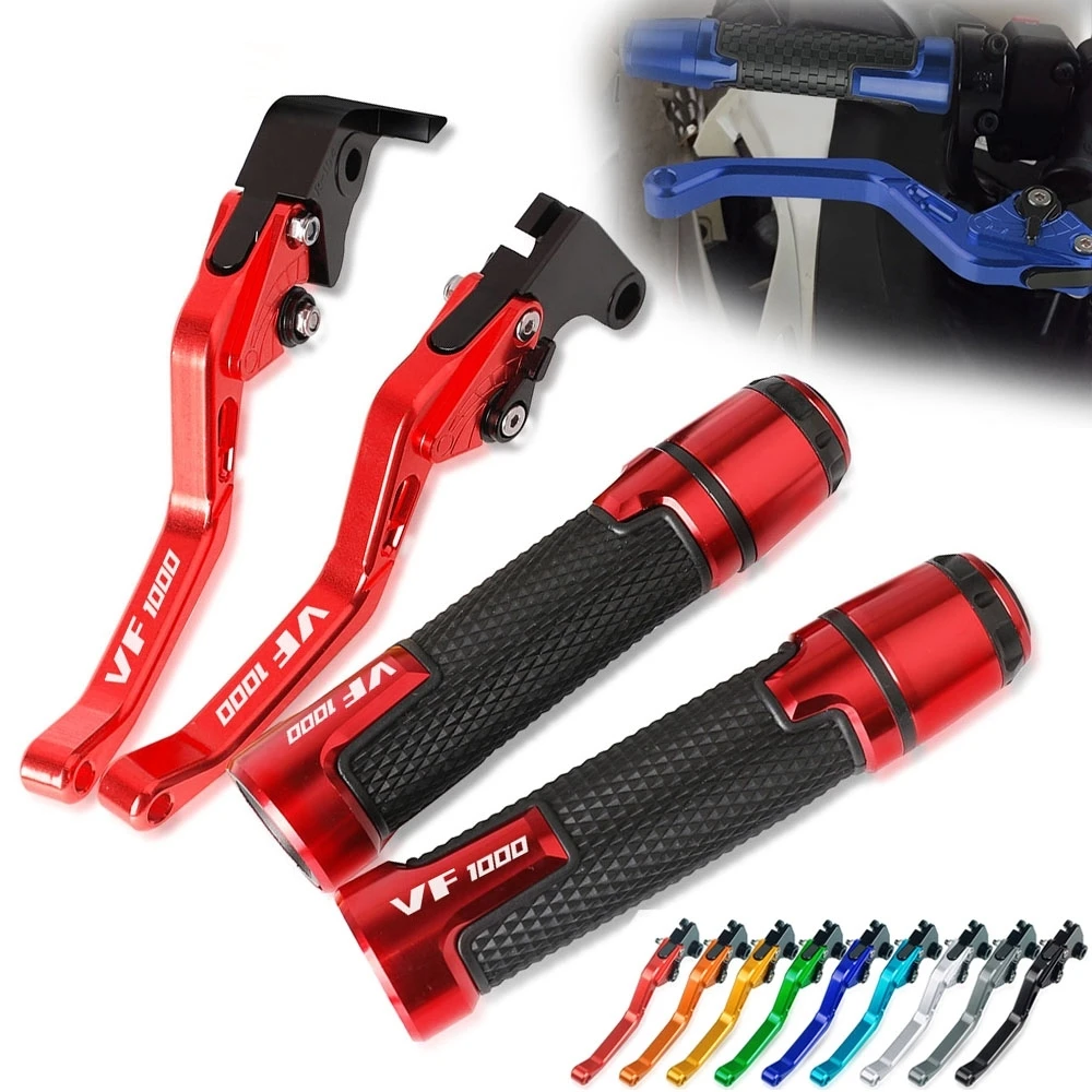 

Brake Handle Clutch Levers Thruster Grip Handle Bar Cap End Plugs For HONDA VF1000 1997 1998 1999 2000 2001 2002 2003 2004