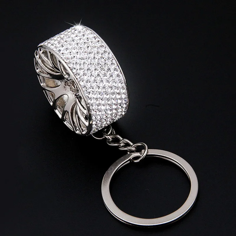 Брелок для ключей автомобильный держатель колес с алмазными шипами подходит BMW