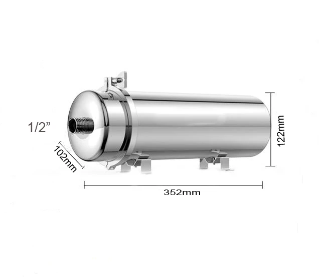 0,01 мл um 1000L/h PVDF ультра фильтрационный очиститель воды/водопроводной фильтр/очиститель питьевой воды SUS304(диаметр 102 мм