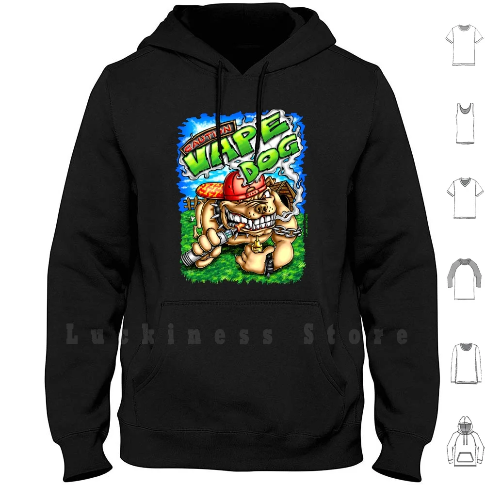 

Вейп собака с капюшоном с длинным рукавом вейп облака дым электронная сигарета собака мод Atty атомайзер капельница