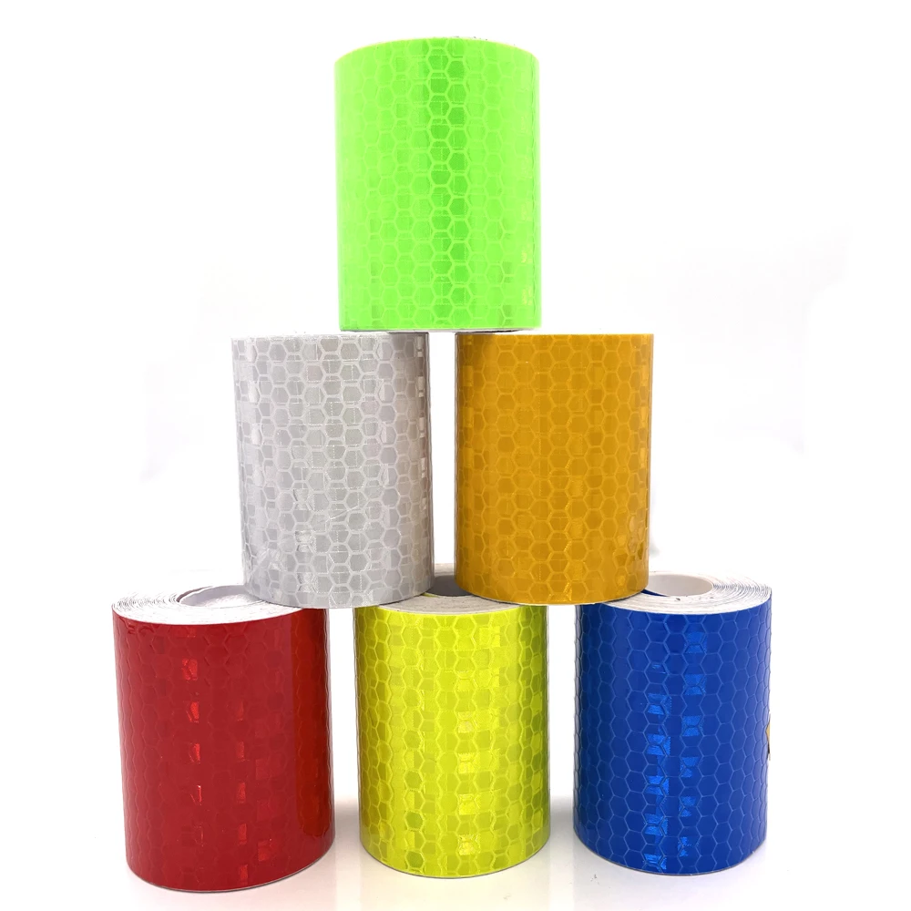 

5X300CM Car Reflective Tape Sticker Safety Mark Waterproof Warning Tape Strip Reflector Protective Sticker Reflective Film