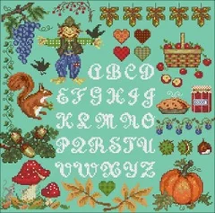 

NN xiaoyi cotton self-matching cross stitch Cross stitch RS cotton comes with Lady Lafite series - Alphabet