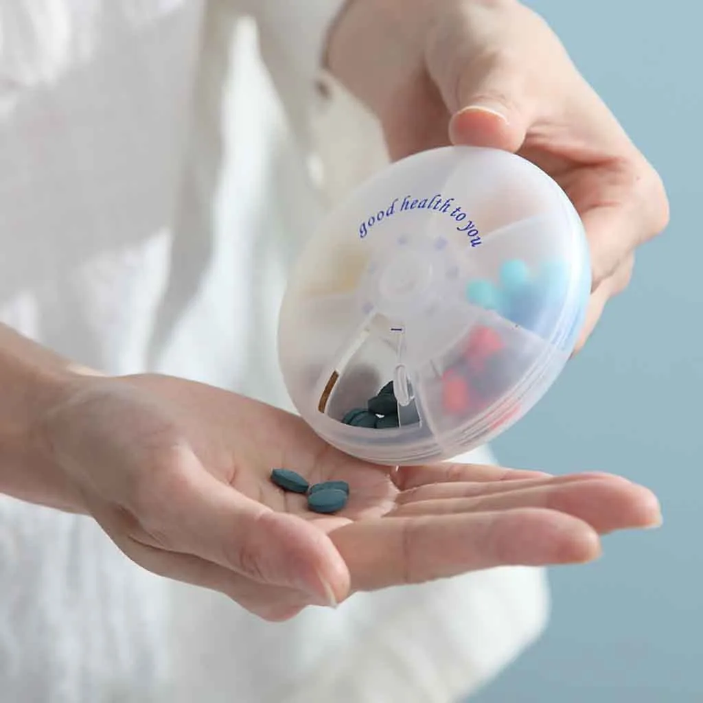 Travel Pill Box Medicine Tablet Storage Vitamin Dispenser Organiser 7 Day Home Organization | Дом и сад