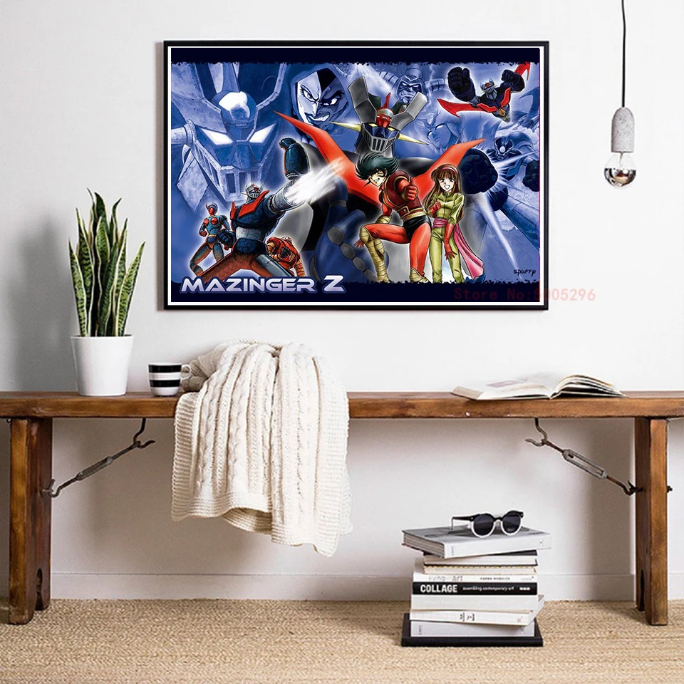 Японские Аниме постеры и принты Mazinger Z Infinity для японского фильма манга