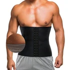 Регулируемый пояс для мужчин, мужские корректирующие тренажеры для талии, мужской корсет, ремень для похудения, тренировочная одежда для фитнеса