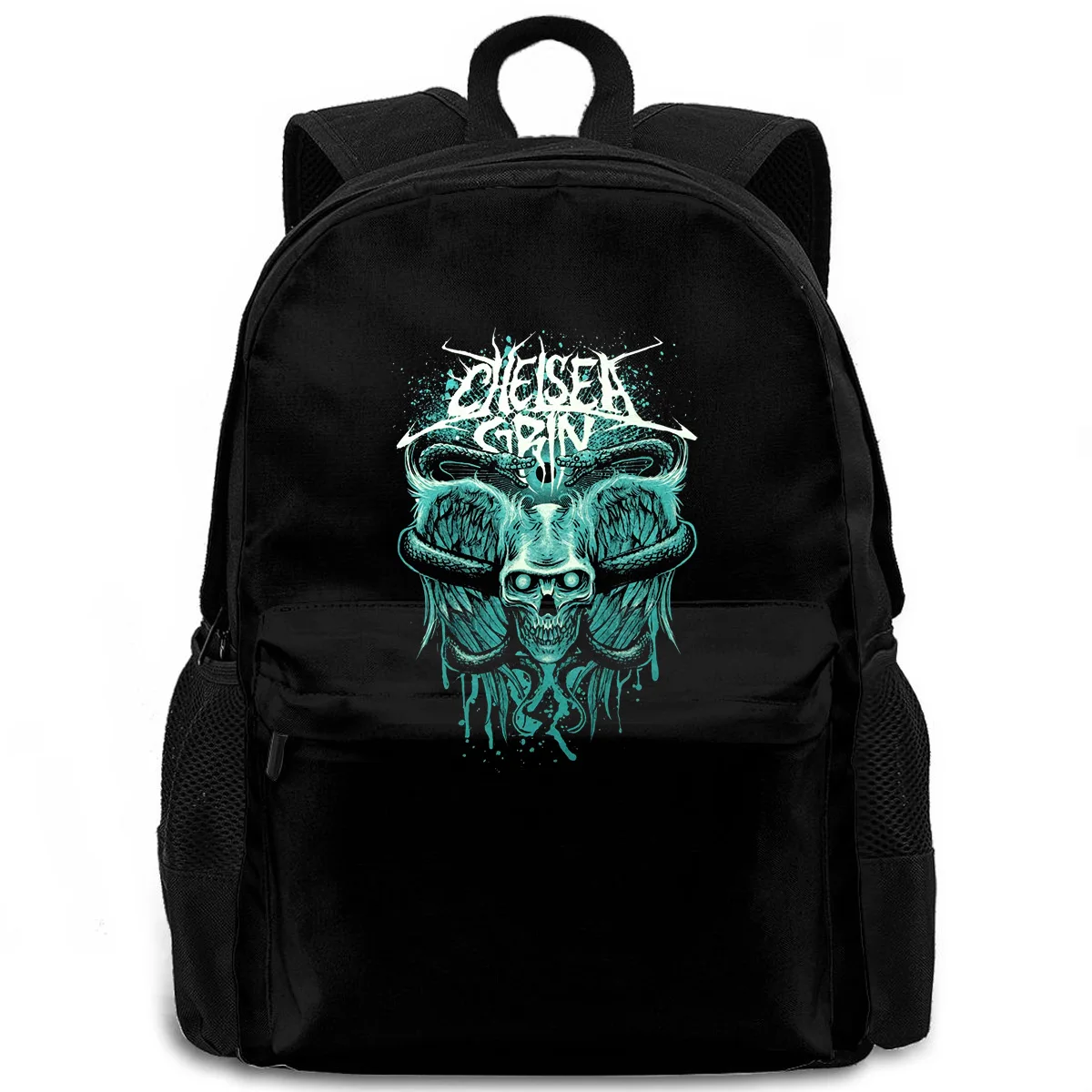 

New Grin Deathcore Band Black To New Mens Spring women men backpack laptop travel school adult student