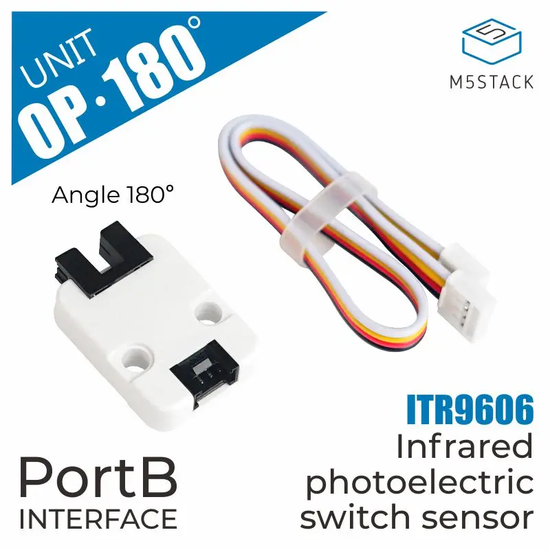 M5Stack официальный мини угол 180 градусов Инфракрасный рефлективный блок ITR9606