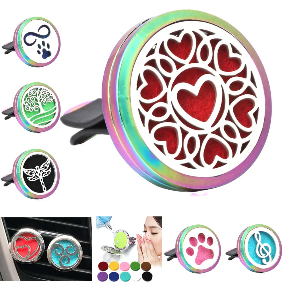 Освежитель воздуха для автомобиля распылитель духов цветок на решетку