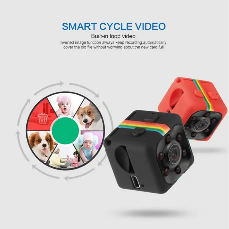 SQ11 мини Камера небольшой Dash Cam 1080P Ночное видение Сенсор видеокамера микро видео s