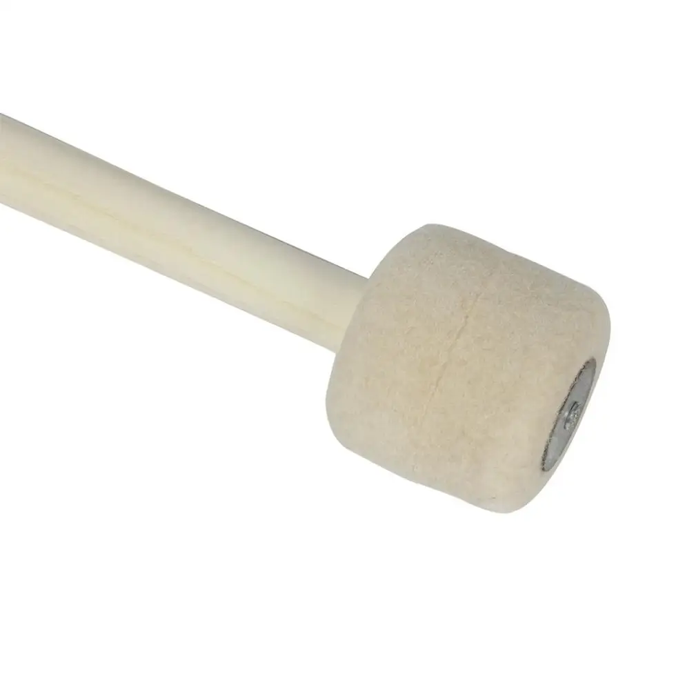 Басовый барабан деревянные барабанные палочки шерсть войлочная головка прочный