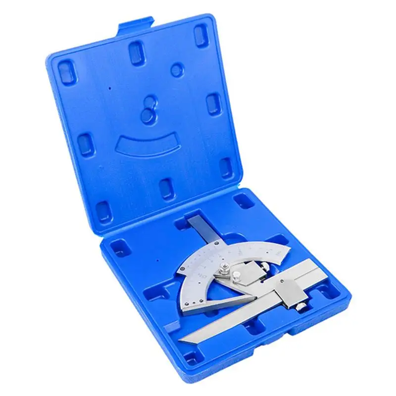 

0-320 Degree Universal Angle Ruler 0.02 Accuracy Bevel Protractor Angle Measuring Instrument Stainless Steel Angle Ruler Tools