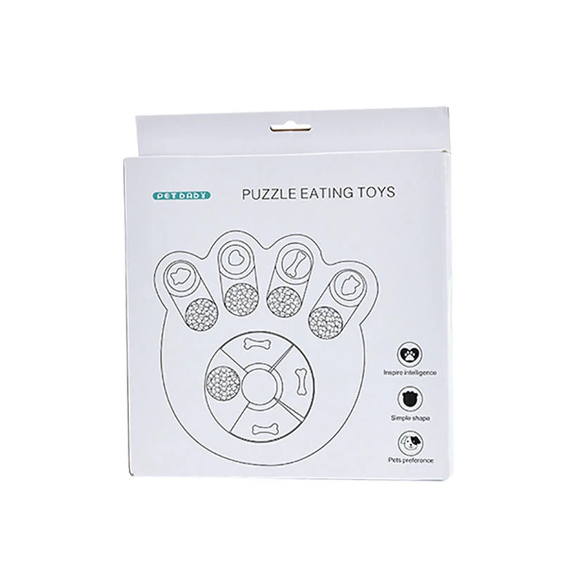 

Dogs Turntable Slow Food Dog Bowl Anti-choking Dogs Training Puzzle Toys Increase IQ Interactive Cute Slow Feeding Bowl