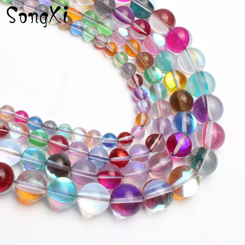 Натуральные разноцветные блестящие бриллианты 6 8 10 12 мм круглые свободные бусины