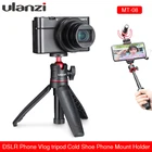 Ulanzi MT-08 телефон Vlog штатив холодным башмаком держатель для телефона держатель для микрофона мини светодиодный светильник DSLR Камера фотография Штатив с держателем
