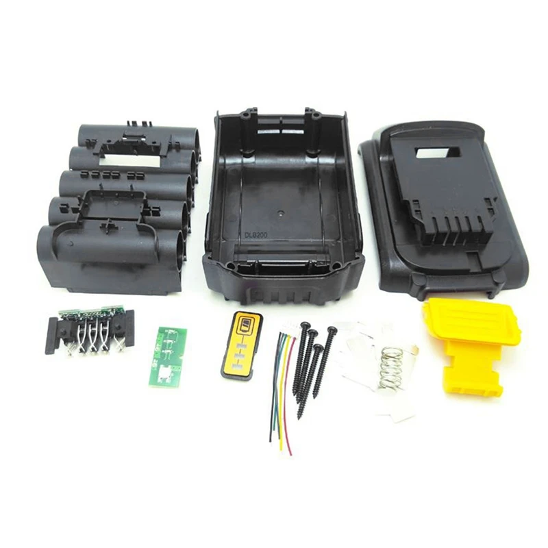 

DCB200 Battery Plastic Case (No Battery Cell ) PCB Circuit Board for Dewalt 18V 20V 3.0Ah 4.0Ah DCB201 Li-Ion Battery