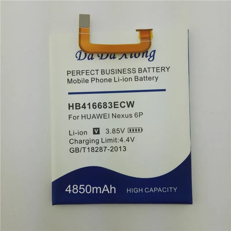 Аккумулятор HB416683ECW на 4850 мА · ч для Huawei Google Ascend Nexus 6P H1511 H1512|battery for huawei|battery for4000mah