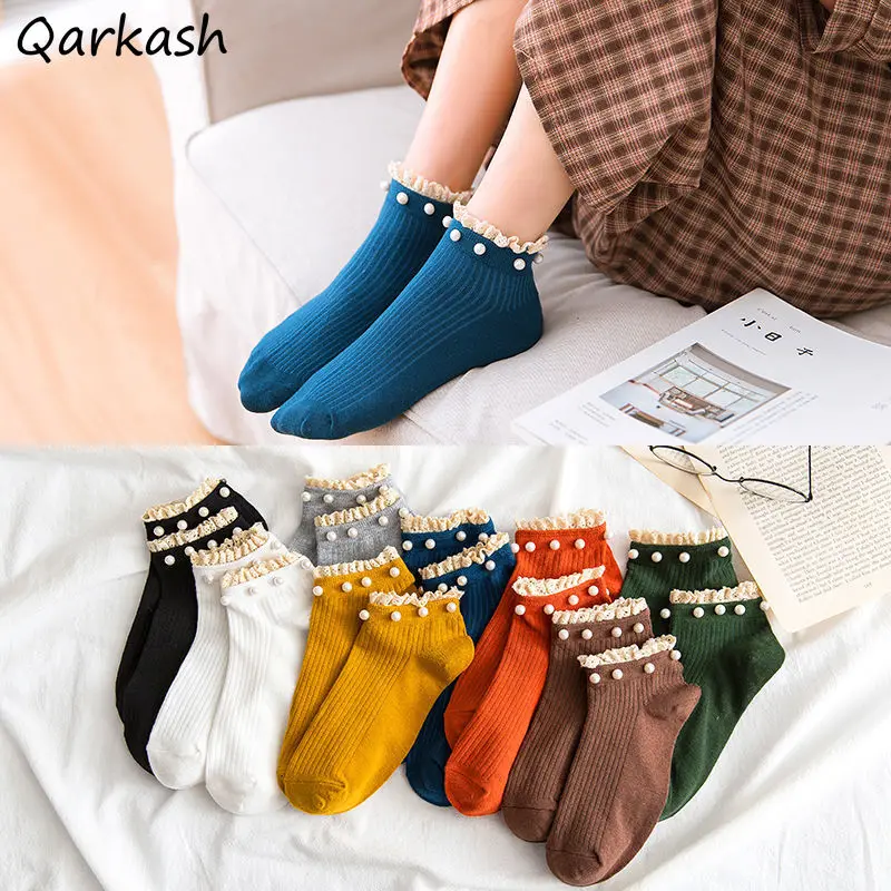 Женские элегантные носки в стиле Харадзюку дезодорирующие повседневные