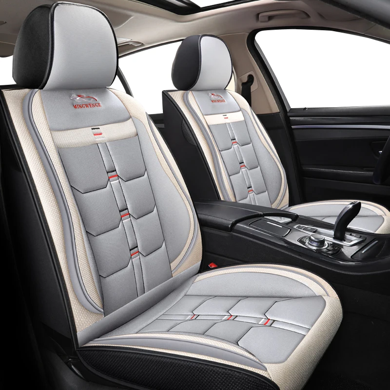 Чехлы KADULEE на автомобильные сиденья, льняные накидки для Chrysler 300C PT Cruiser Grand Voager, Стайлинг автомобильных сидений