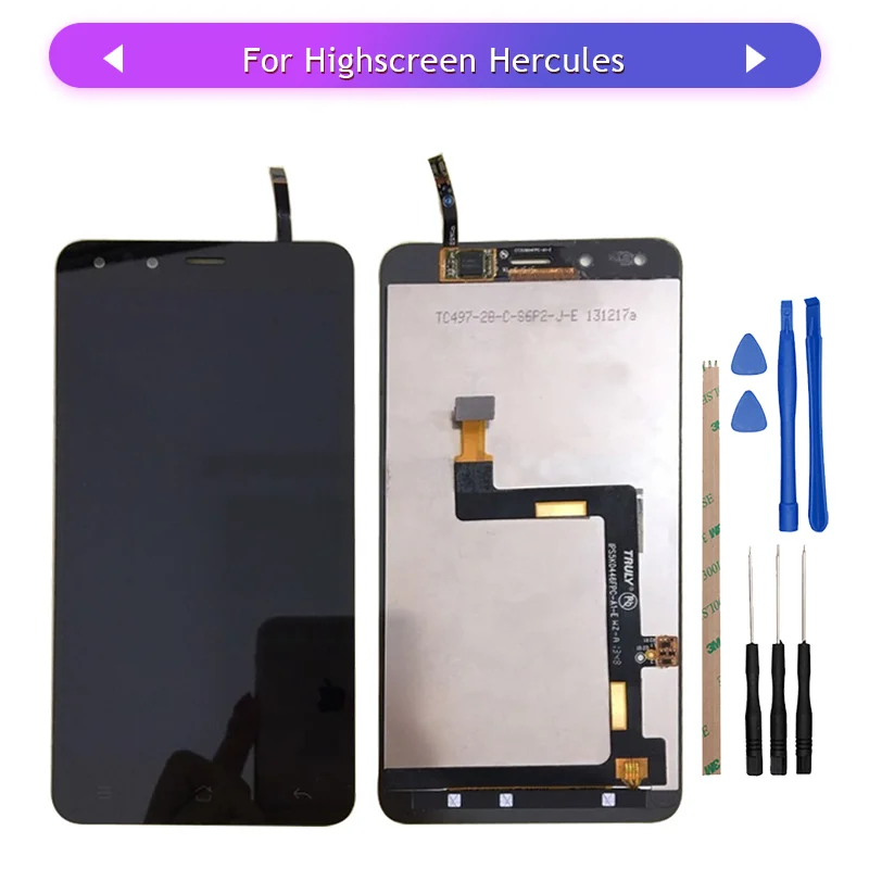 ЖК дисплей Hercules в сборе 5 шт. Замена сенсорного экрана для экранного инструменты