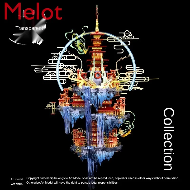 

Xiandao 3D 3D Puzzle Model Metal Assembly Model High Difficulty DIY Handmade Toys Adult Decompression Pass The Time Recreation