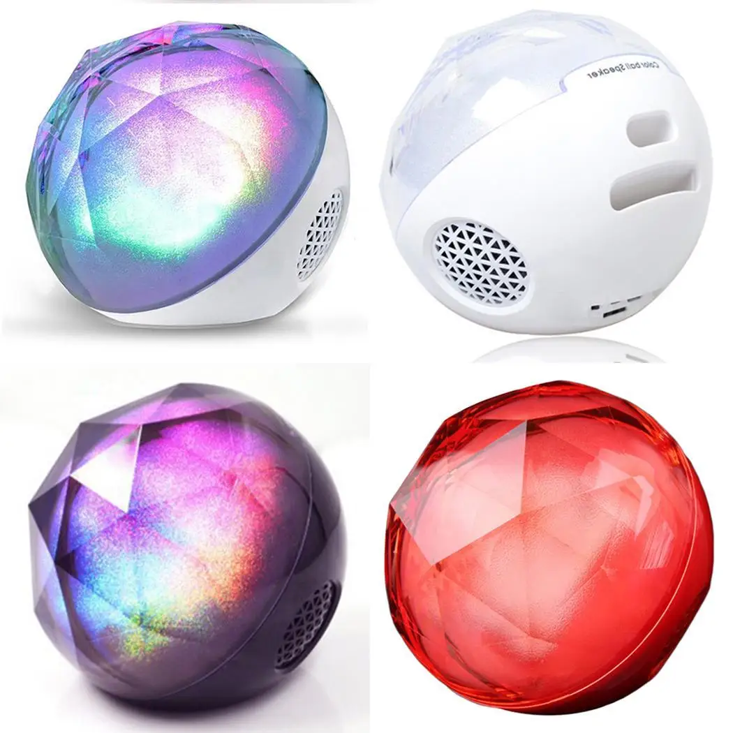 Новый смартфон цветные светодиодные лампы мяч портативный Bluetooth беспроводной