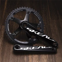 fixed crank fixed gear bike crank 48t crankset track bike parts fixie bicycle parts alloy single speed 48t crank bicycle pieces