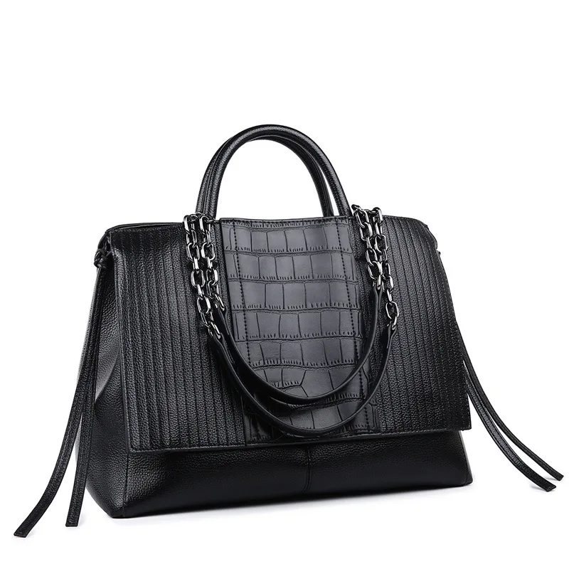 

100% Genuine Leather Handbags 2021 New Ladies Large Capacity One-shoulder Fashion Portable Tote Bag Purses Luxury Designer Gg