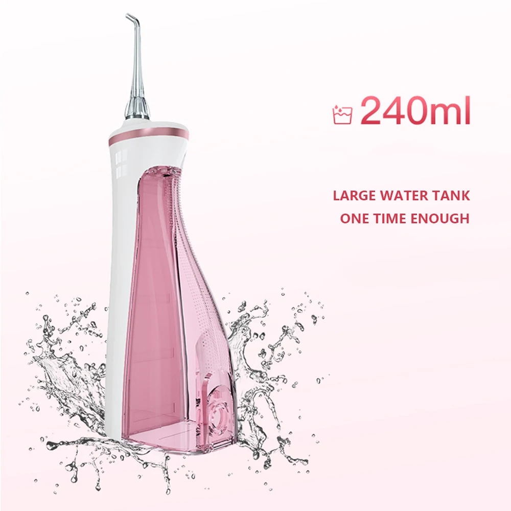 Профессиональный ирригатор для полости рта USB перезаряжаемый портативный зубов