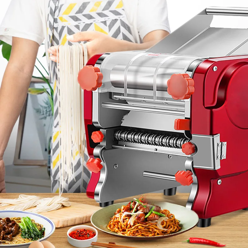 

Stainless steel household electric pressure machine automatic noodle machine small commercial rolling surface dumpling skin