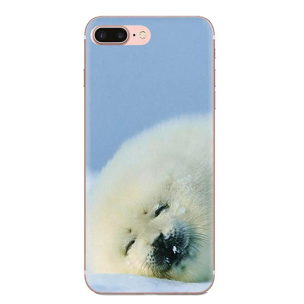 Baby Harp Seal Sea Lion Cell Phone Case Cover For Xiaomi Mi3 Mi4 Mi4C Mi4i Mi5 Mi 5S 5X 6 6X 8 SE Pro Lite A1 Max Mix 2 Note 3 4 | Мобильные