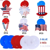 new patriotic decoration set american independence day party supplies latex confetti balloon 4th of july party decorations