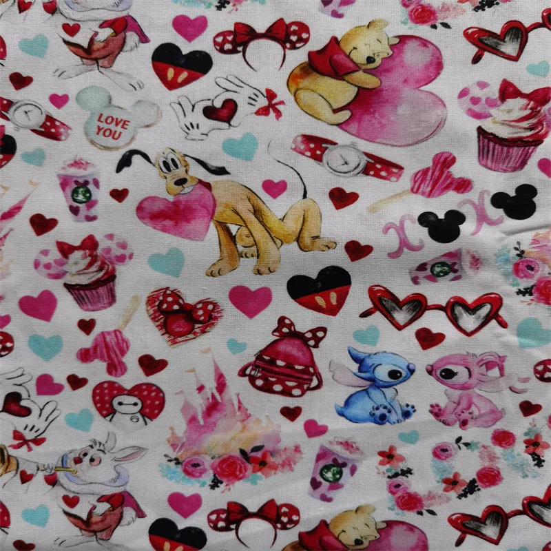 Чехол для подушки из черного 100% хлопка с изображением Винни-Пуха Я тебя люблю |