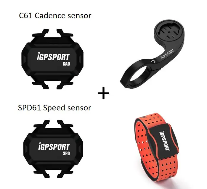 

IGPSPORT Cycling GPS Computer Cadence Sensor CAD Speedometer SPD61 Heart Rate Monitor HR40 60 for bryton iGPSPORT bike Computer