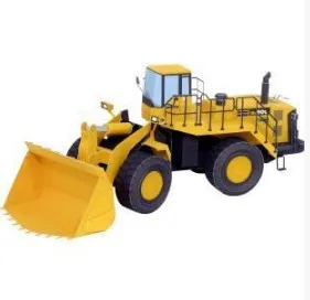 

Loader 3D paper model car paper model manual DIY manual origami activity origami